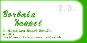 borbala wappel business card